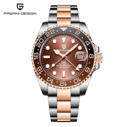 V3 Version GMT Watches Men'S Luxury Sapphire Automatic Mechanical Watch 40MM Stainless Steel Waterproof Watch